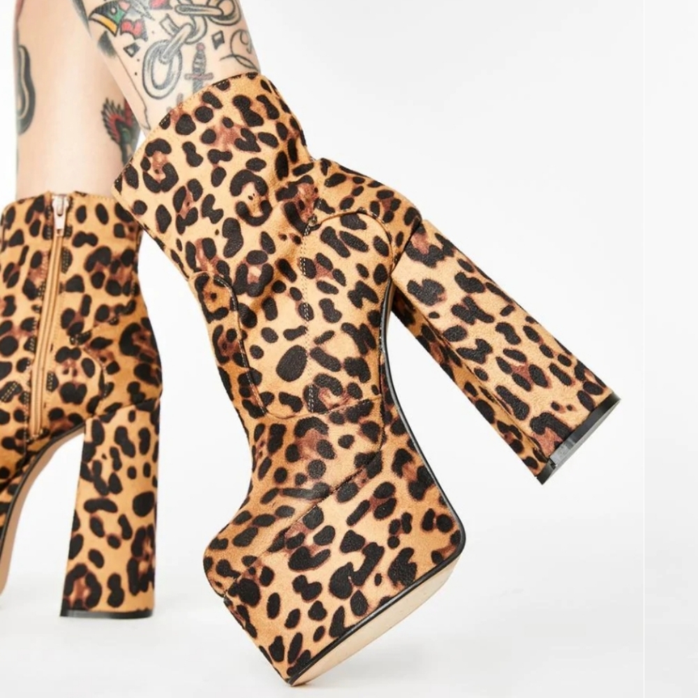 Platform Heel Boots 5.5